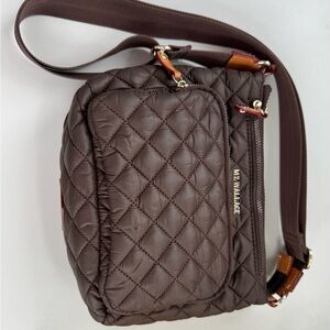 MZ Wallace Metro Scout Crossbody Deluxe Walnut